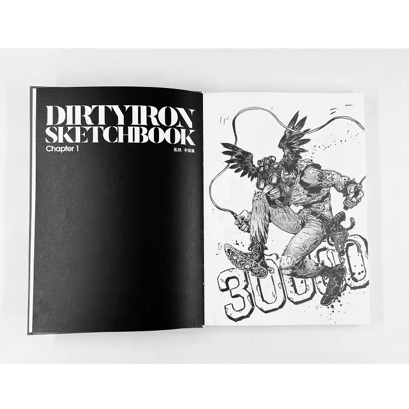 Luan Tie Scrap Metal Art Book Personal Manuscript Illustration Collection Artwork Over 170 Hand-drawn Original Size Prints