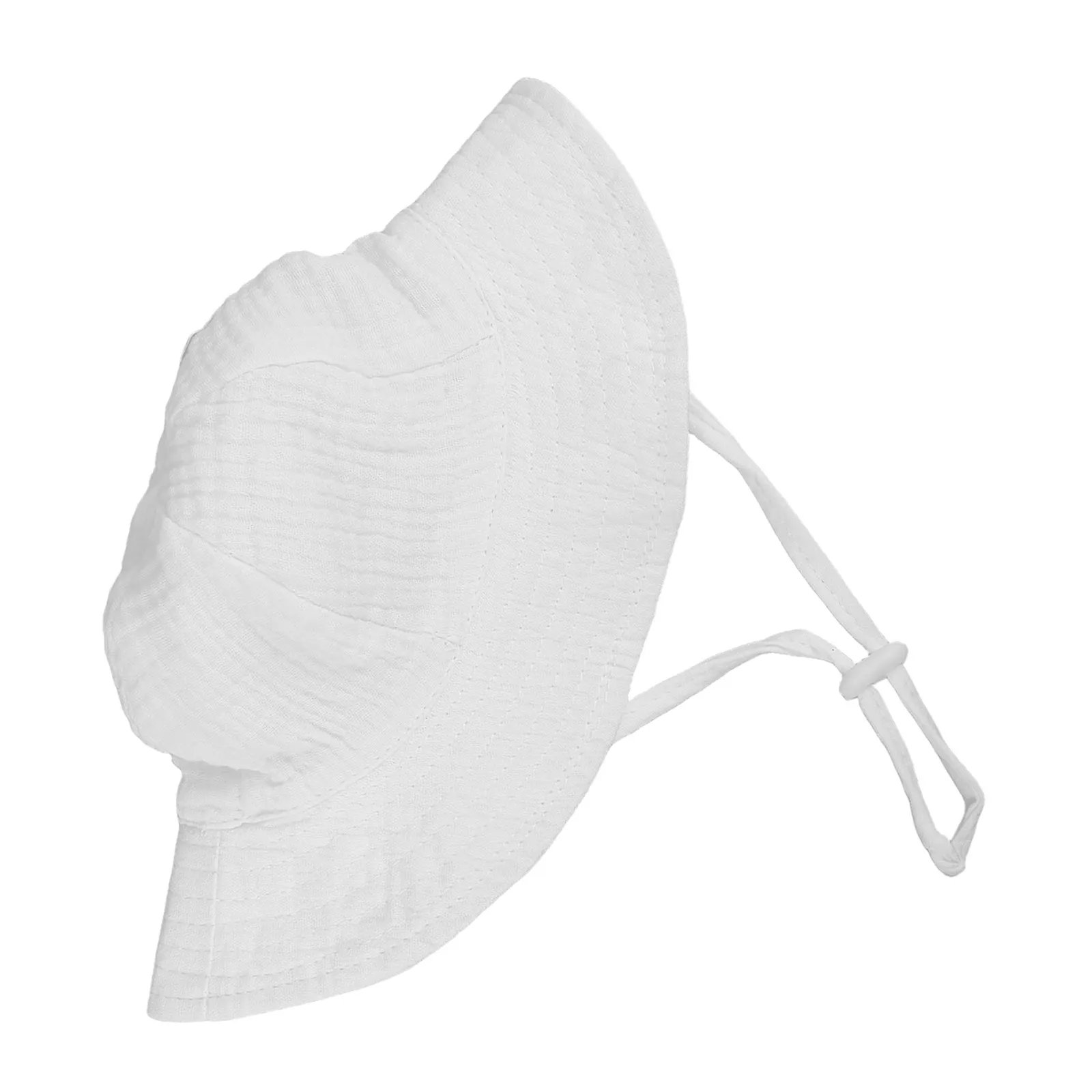 Baby Cotton Bucket Hat Soft Breathable Wide Brim Sun Protection Summer Beach Cap for Boys Girls Infant Toddler Newborn