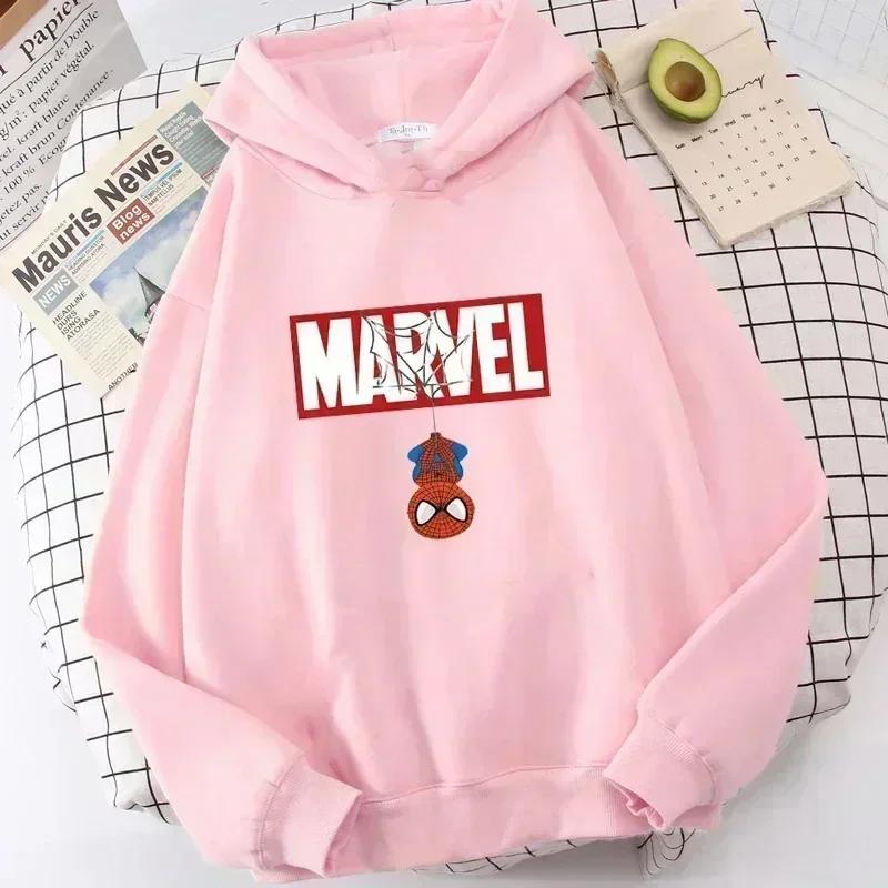 New Spring Autumn Marvel Super Hero Spiderman Hooded Hoodies The Avengers Children Sweatshirt Kid Harajuku Pullover Baby Clothes