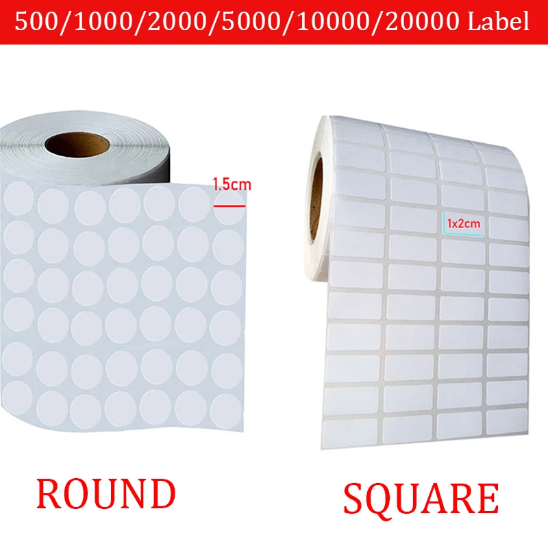 500 1000 sheet square round Classification Label stickers Diamond Painting Tools Diamond Distinguish Storage box Sticker hot