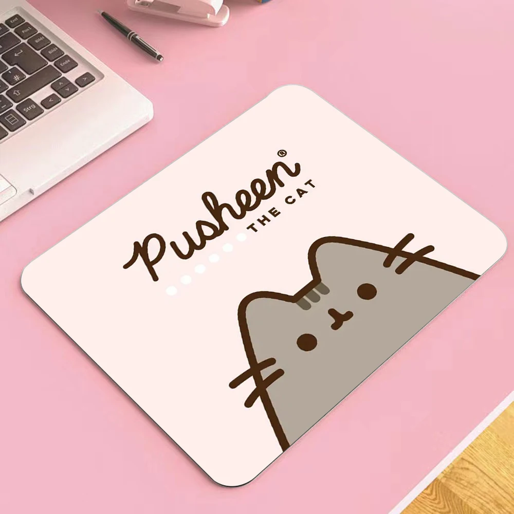 Lovly Pusheens Cat Small Mouse Pad PC Computer Mouse Mat Laptop Mice Mousepad Writing Desk Mats Accessories 18x22 25x29CM