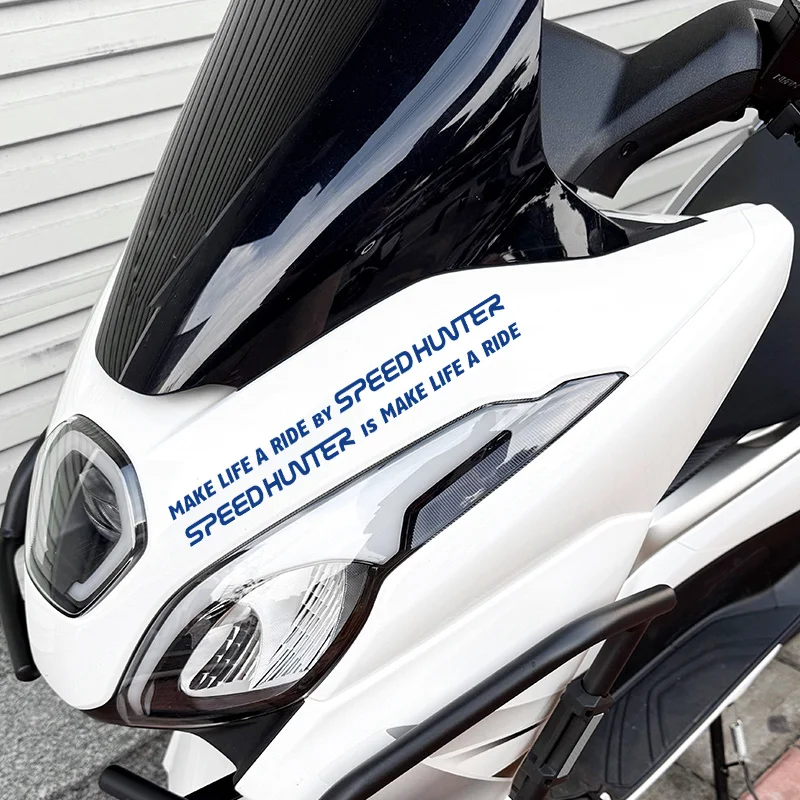

2PCS/SET Speed Hunter Text Sticker, Multi-color Waterproof Vinyl Decal, For Motorcycle & Car Decor