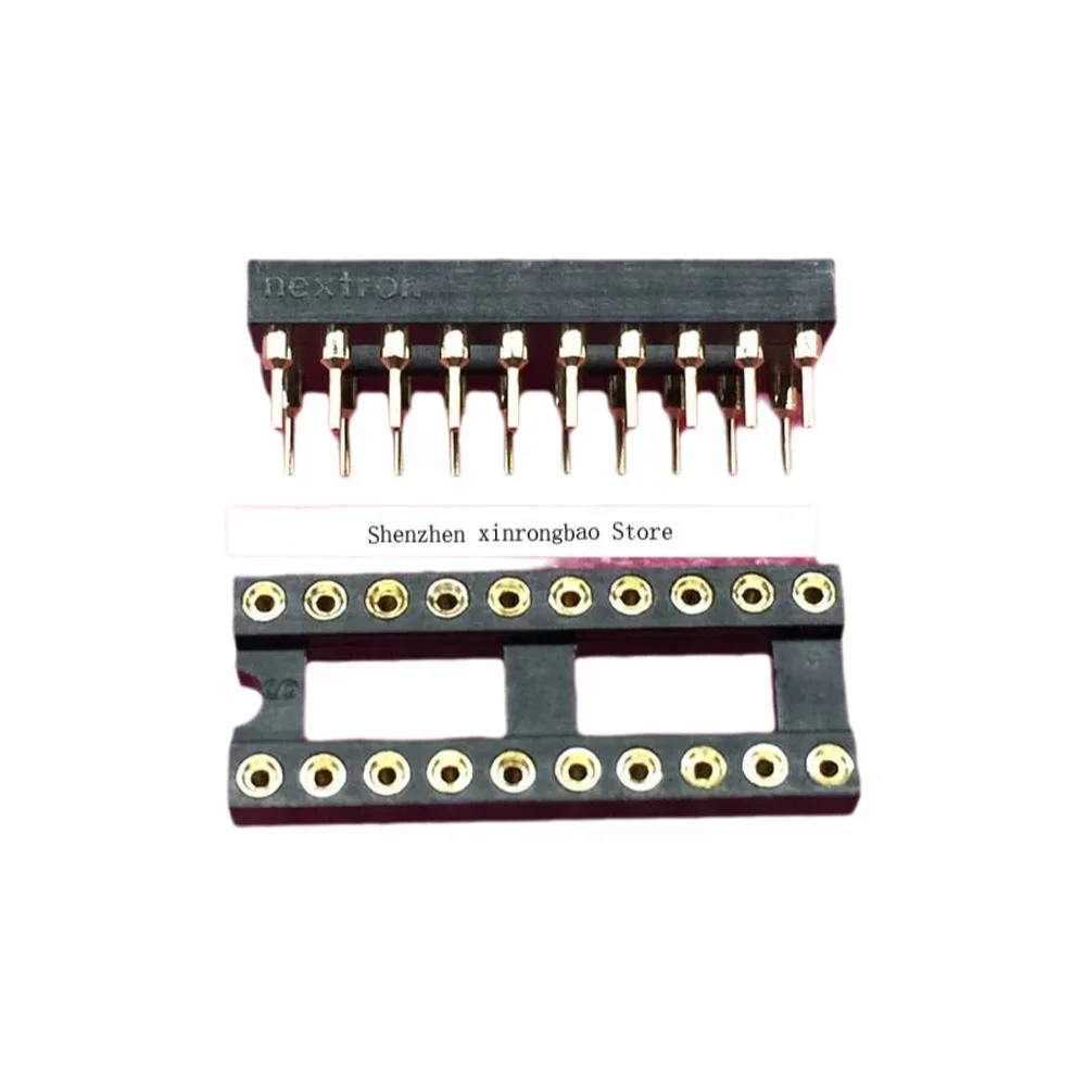 10 SZT. Okrągłe Gniazda IC z Otworami DIP 6 8 14 16 18 20 24 28 32 40 Pinowe Gniazda DIP6 DIP8 DIP14 DIP16 DIP18 DIP20 DIP28 DIP40 — zdjęcie produktu 3