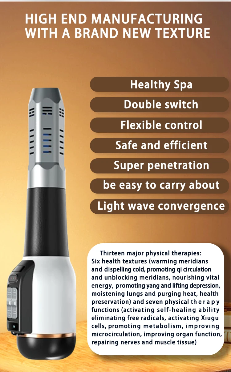 Iteracare DS-808 1200 W Hochfrequenz-Terahertz-Heiß- und Kaltluft-Premium-Blasmaschine, elektrische Heizung, Wellen-Zellenlicht-Massagegerät – Detail 10