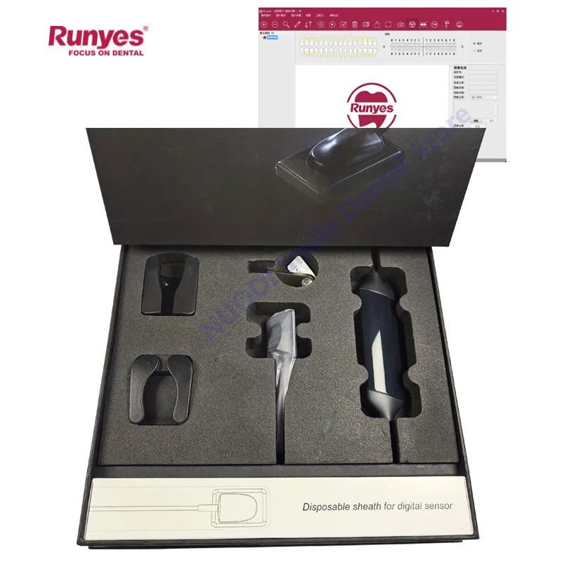 Waterproof Dental RVG X-Ray Sensor Digital Intraoral Imaging System Runyes DR730 Original Dental X-ray Sensor for Dentist Clinic