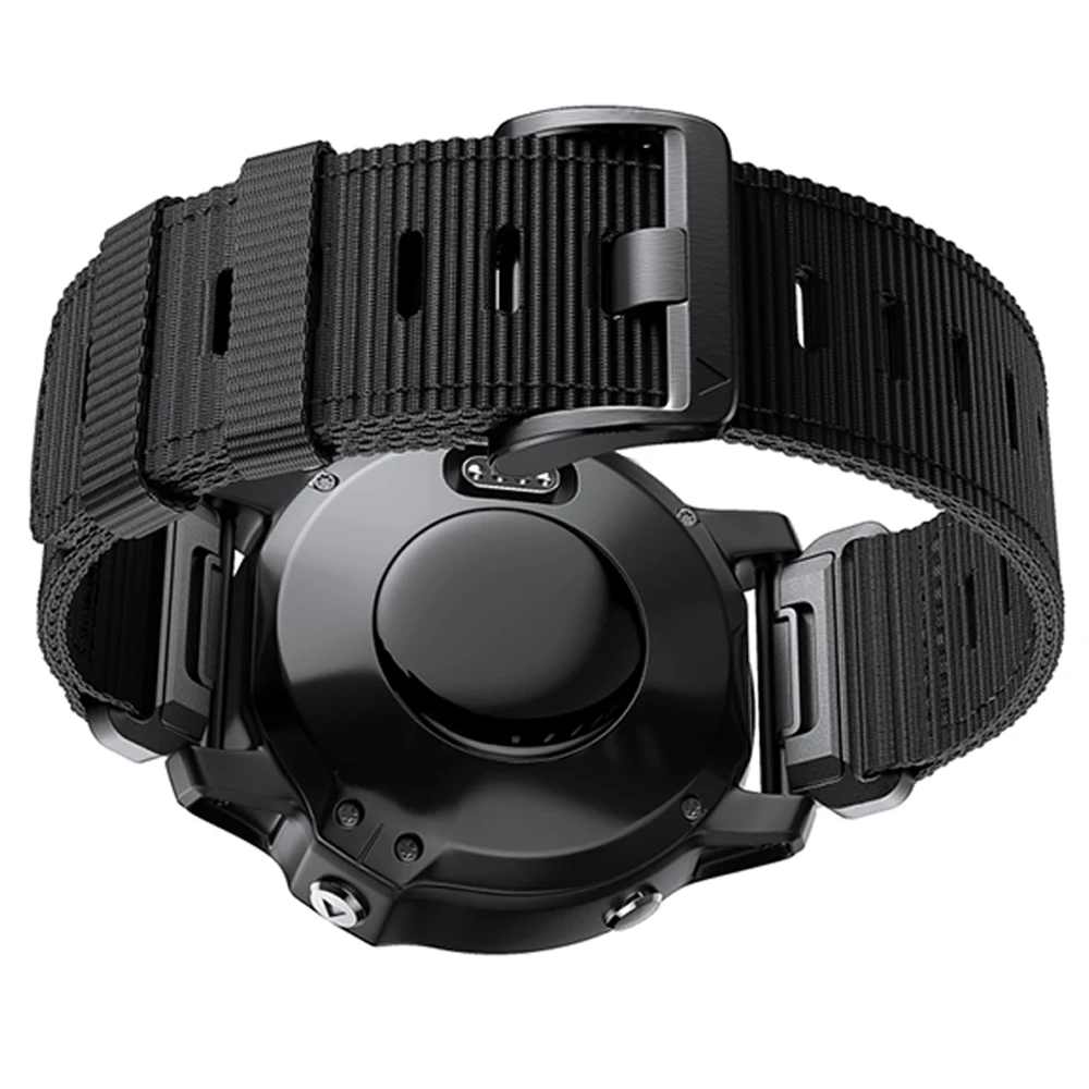 22 26MM Nylon Strap For Garmin Epix Gen 2 Pro 47 51mm Fenix 7/7 Pro Replacement Watchband For Enduro 2/Descent MK1/2/3i Bracelet