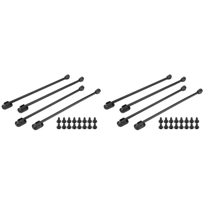 L68A 8Pcs Camping Table Leg Camping Folding Legs Heavy Duty Tactical Table Leg With Screws Coffee Table Legs 45Cm