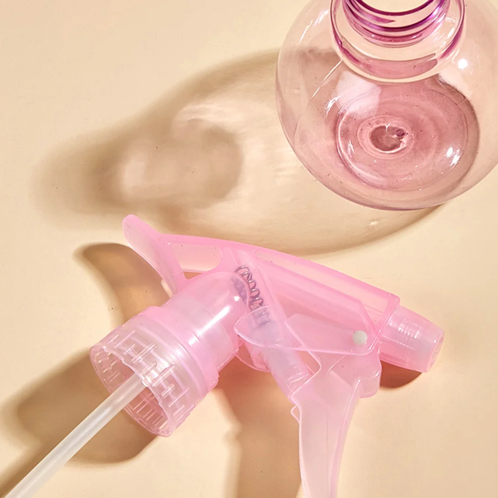 

2pcs Hand Press Spray Bottle Durable Plastic Portable Container Leakproof Travel Mist Spraying Bottle For Hairdressing