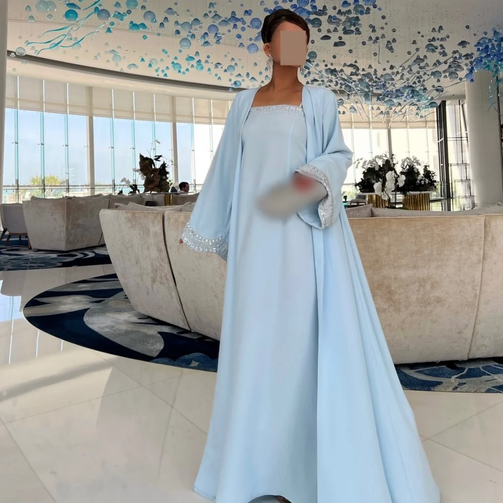 

Customized Elegant Long Sleeves A-line Glitter Women's Evening Gowns Pleat Lace Long Dresses Party Dress Sizes Available