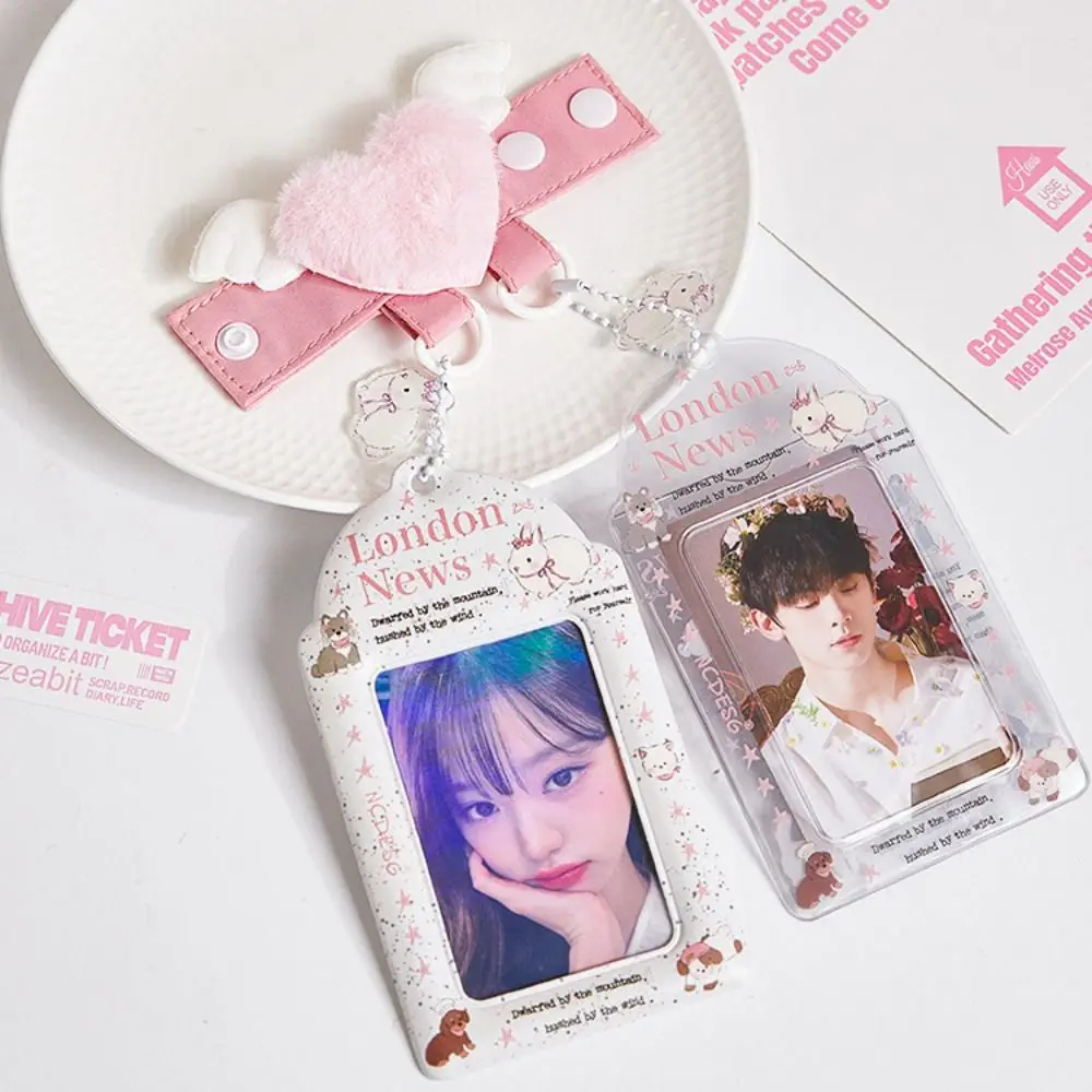 Cute Heart Bag Hanging Buckle Wing Transparent Bag Extender Buckle Love DIY Backpack Display Buckle Key Ring