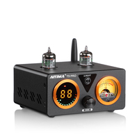 AIYIMA Audio HiFi T9 PRO Bluetooth Tube Amplifier DAC USB COAX OPT Stereo Amplificador Home Amp With VU Meter 100Wx2
