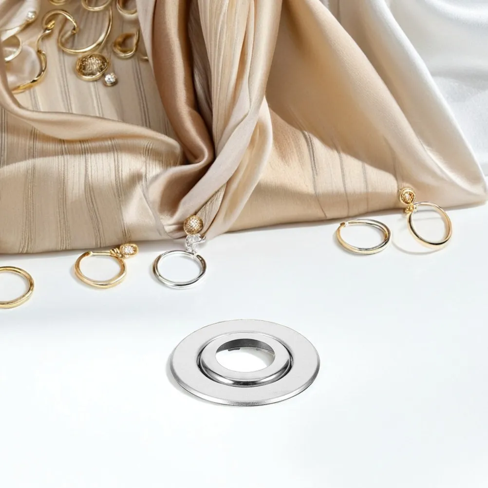 20Pcs Fire Sprinkler Decorative Cover Stainless Steel Dual Layer Design Ceiling Sprinkler Cover Plate for Residential Commercial