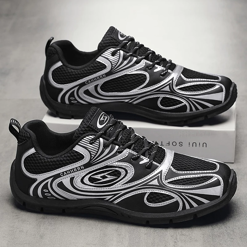 

2025 Summer Men's Breathable New Versatile Trendy Mesh Casual Shoes Fashion Soft Bottom One Step Men's Shoes