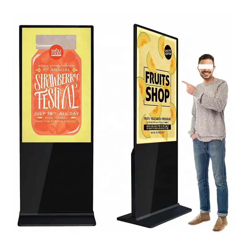 

50-дюймовый качественный ЖК-киоск, внутренний рекламный плеер для метро и торговых центров для внутреннего дисплея плаката