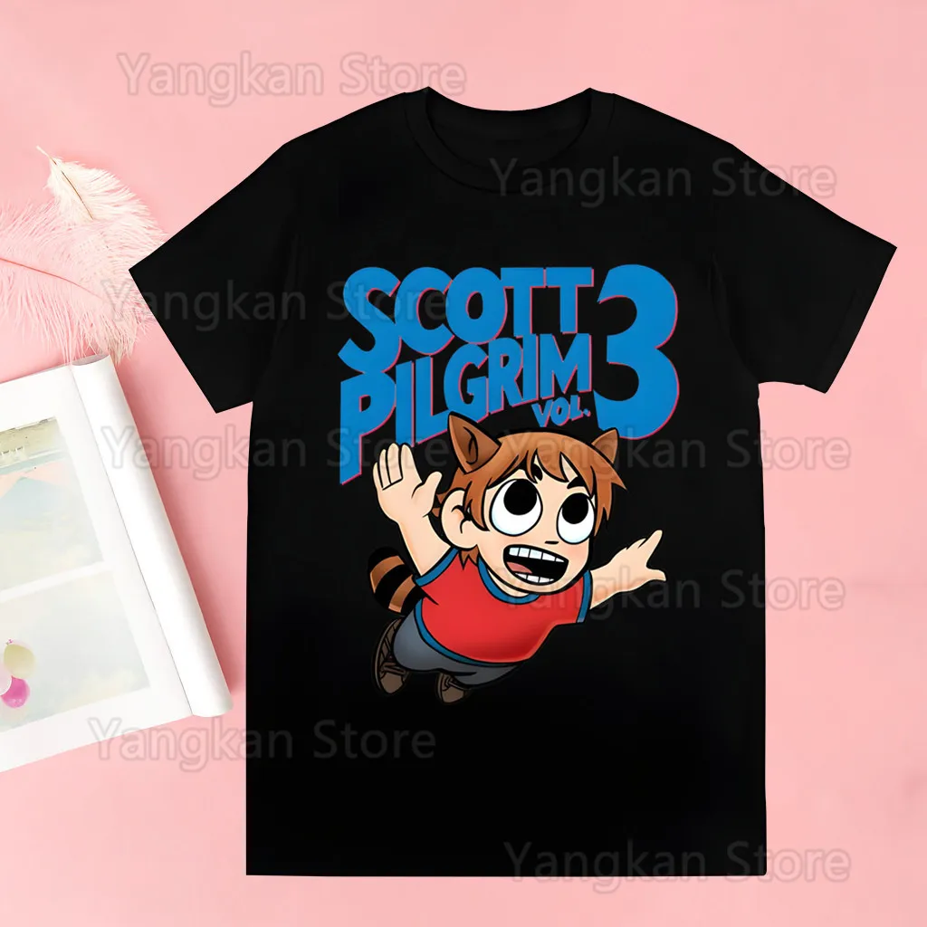 Scott Pilgrim Women Tshirt Harajuku Lady Letter Print T shirt Funny Female T-shirt Leisure Casual Fashion Aesthetic Tshirt