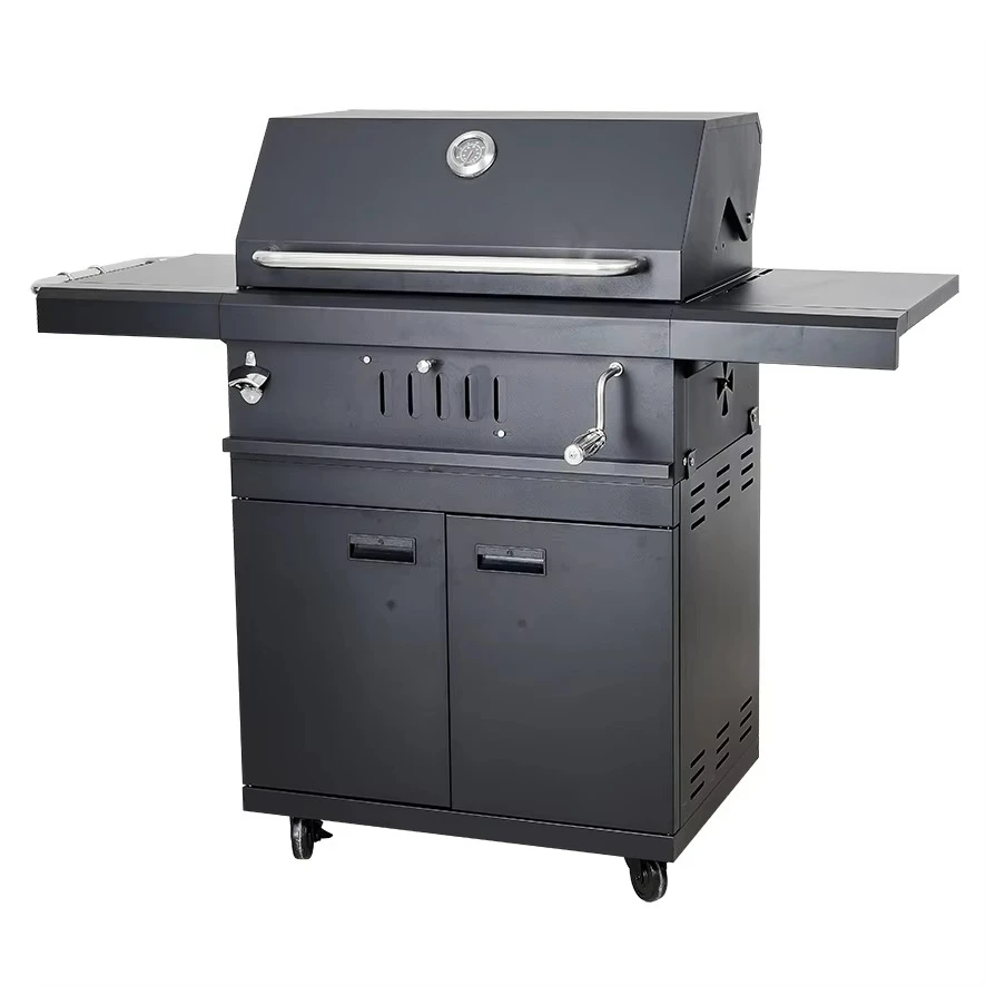 

Charcoal Grill Grill Commercial Cookware Black Steel Heavy Duty Wood Grill