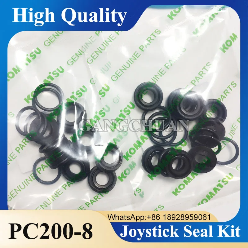 Pilot Valve Oil Seal PC200-8 PC200 Joystick Seal Kit for Komatsu Excavat Cylinder Seal Kit