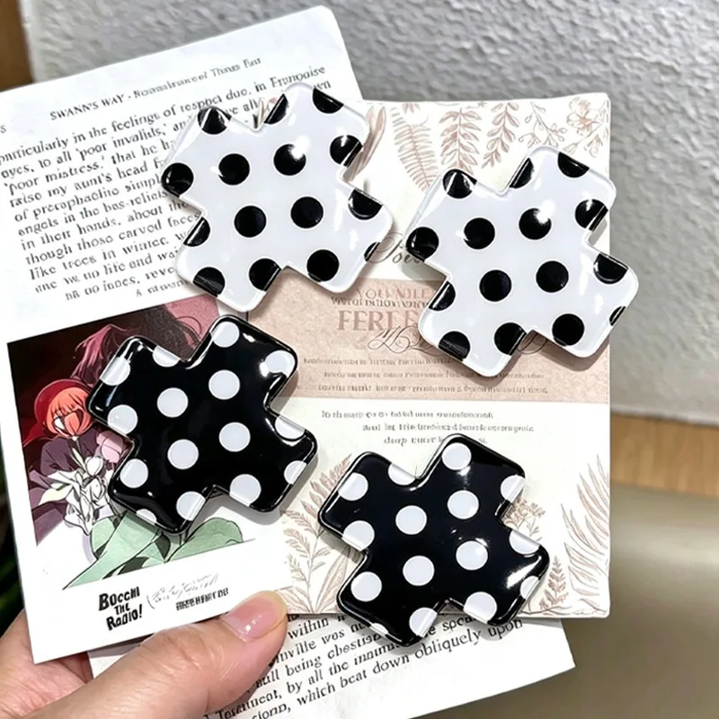 20pcs Korean-style Ins Simple Cross Hair Clip Y2K Design Elegant Cross Hairpin Sweet Teenage Girls Duckbill Headwear Accessory