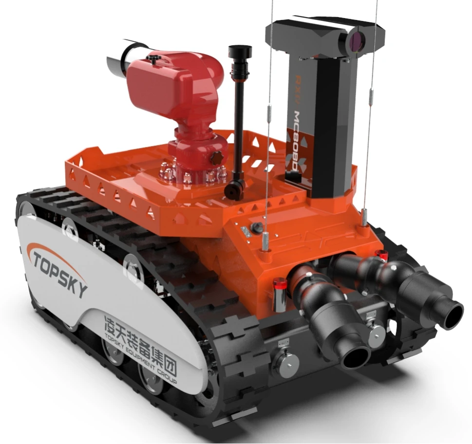 RXR-MC80BD روبوت مكافحة الحرائق والكشافة المقاوم للانفجار