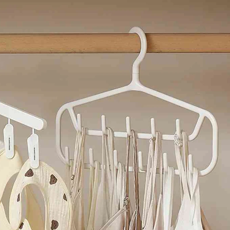 360-Degree Rotatable Clothes Hanger Multifunctional Wardrobe Underwear Sling Storage Rack Organizer's Home Drying Rack