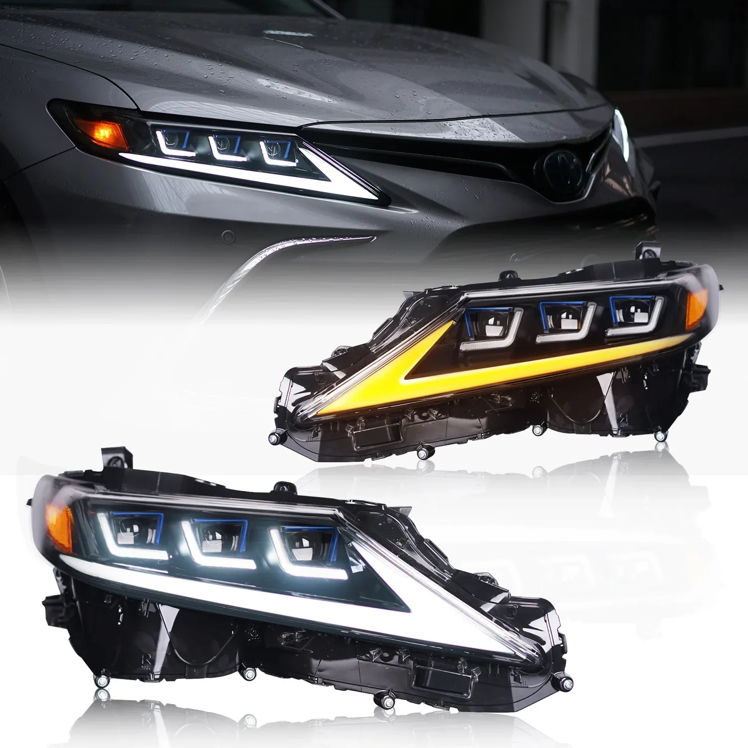 

Подходит для Camry 2018-2023, модификация автомобильных светодиодных фар в сборе Archaic