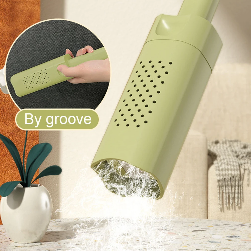 Powerful Squeeze Mini Mop Self-squeezing Portable Mini Mop Suitable for Kitchen Bedroom Bathroom and Tabletop Glass Cleaning