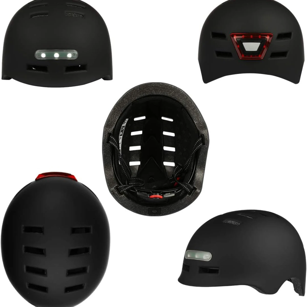 Bike Helmets with Integrated LED Headlights and Lightweight Taillight Riding Helmets for Adult Men and Women Cycling Helmet