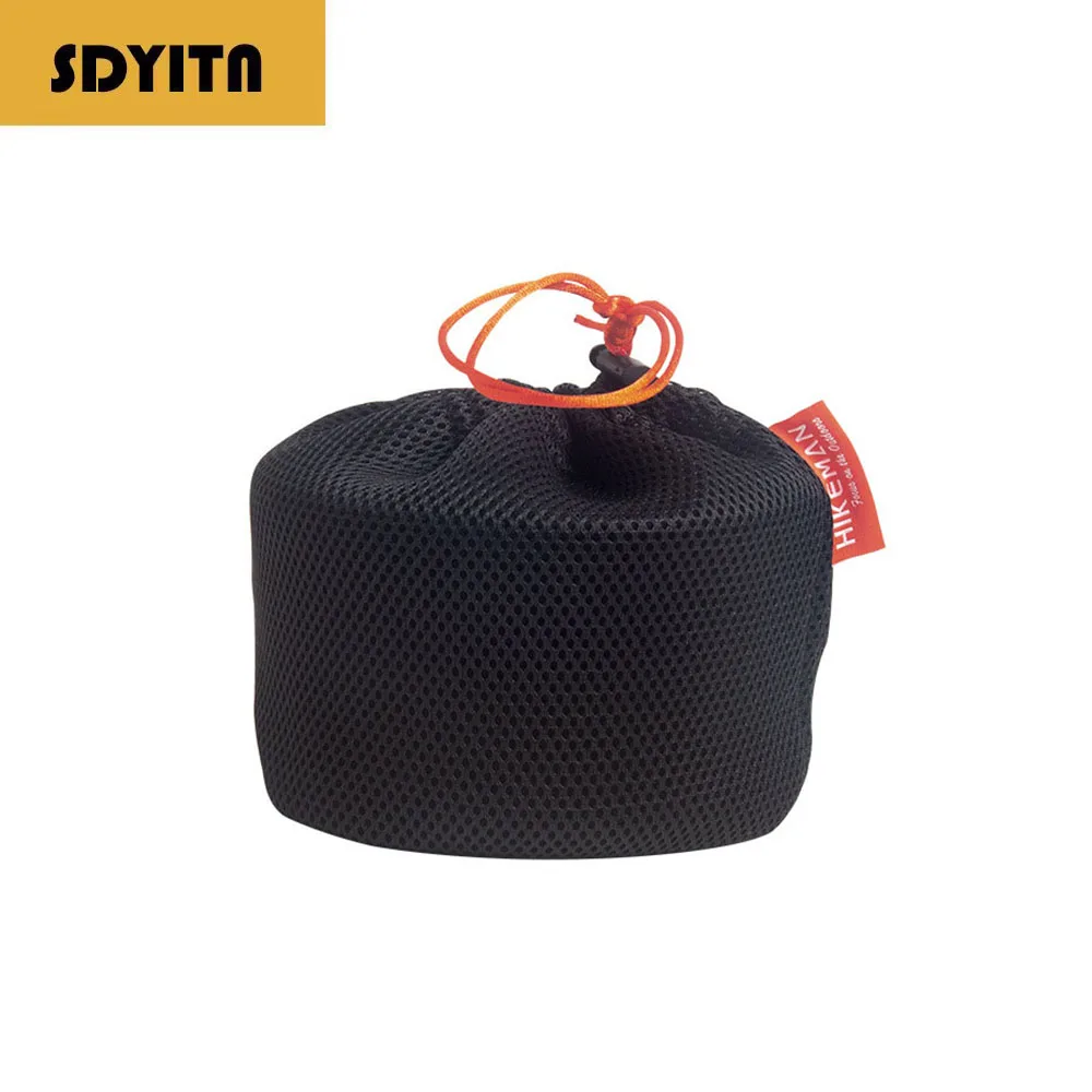 Outdoor Camping Pot Set Storage Bag Picnic Boiler Net Pocket Breathable Collision Protection Drawstring Handbag