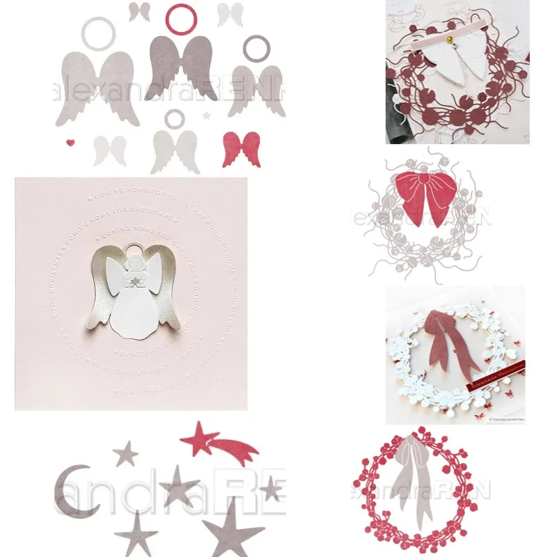 Circular label tree  craft metal cutting dies mold  strips sheet scrapbook paper craft knife mold blade punch stencils dies