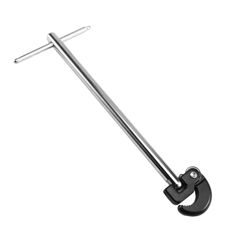 

AT29-Sink Faucet Wrench Basin Wrench 3/8 To 1-1/4Inch Jaw Capacity Tap Nut Wrench Basin Spanner For Tight Spaces