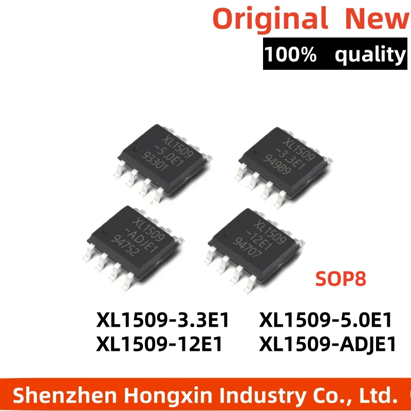 10 pieces of XL1509-3.3 3.3E1 5.0 5.0E1 12 12E1 ADJ XL1509-ADJE1 SMT SOP8 voltage regulator and step-down chip