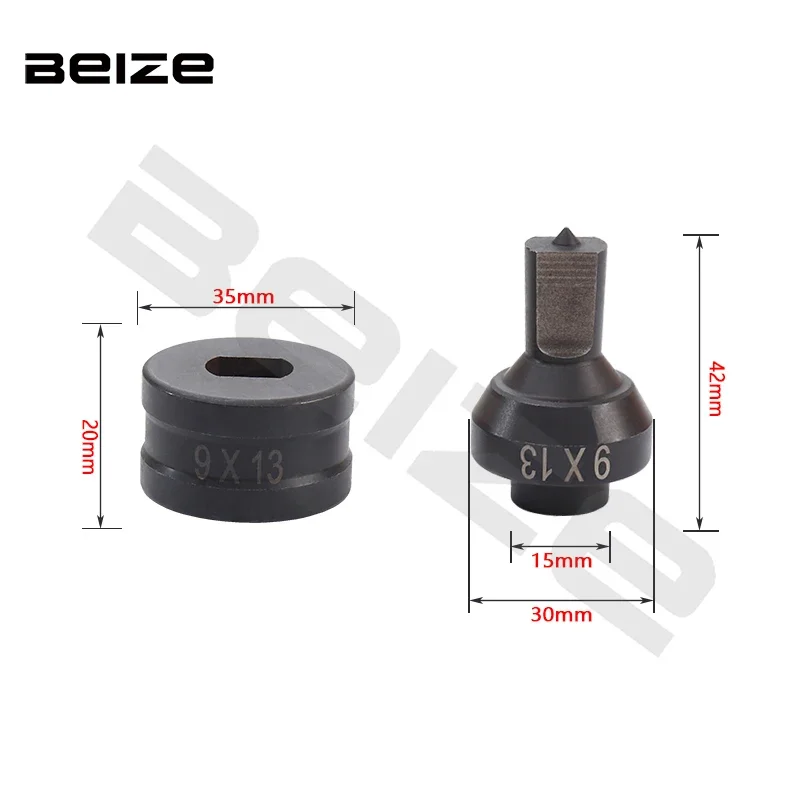 7Pcs Hydraulic Punching Die CH-60 Slotted Hole Die Hydraulic Punching Dies Manual Punch Die