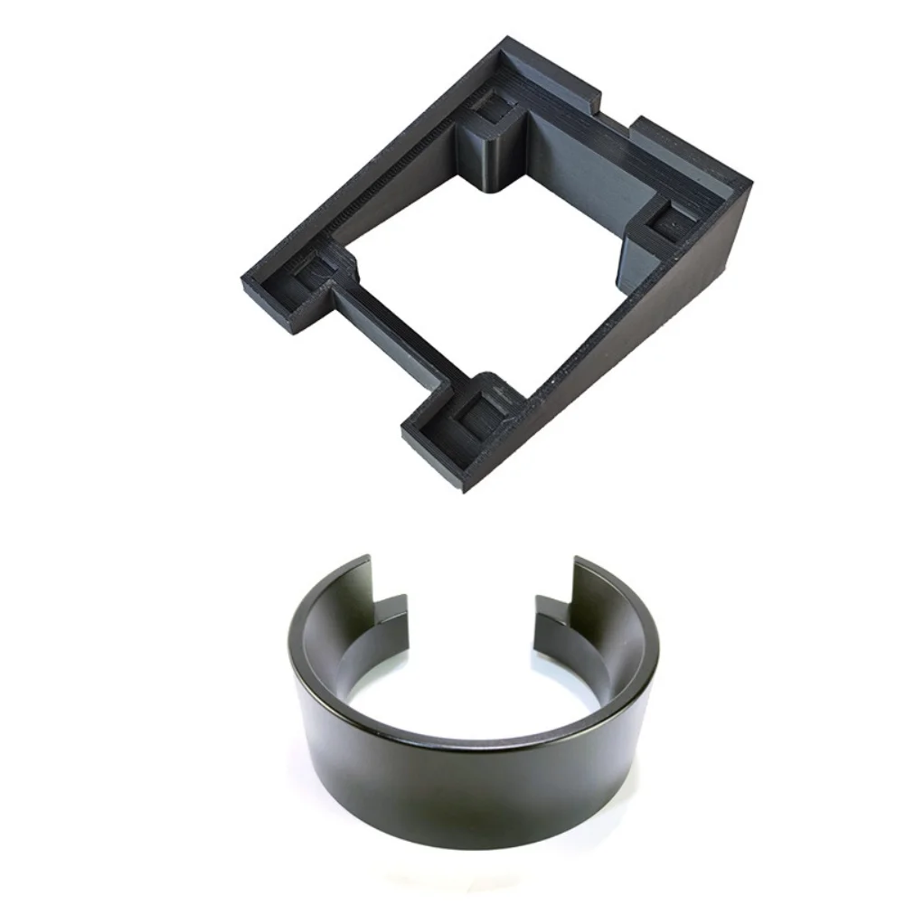 Coffee Grinder Base with Dosage Ring and Bubble Container for Mignon For MMG Designed to Prevent Waste and Improve Grinding Flow