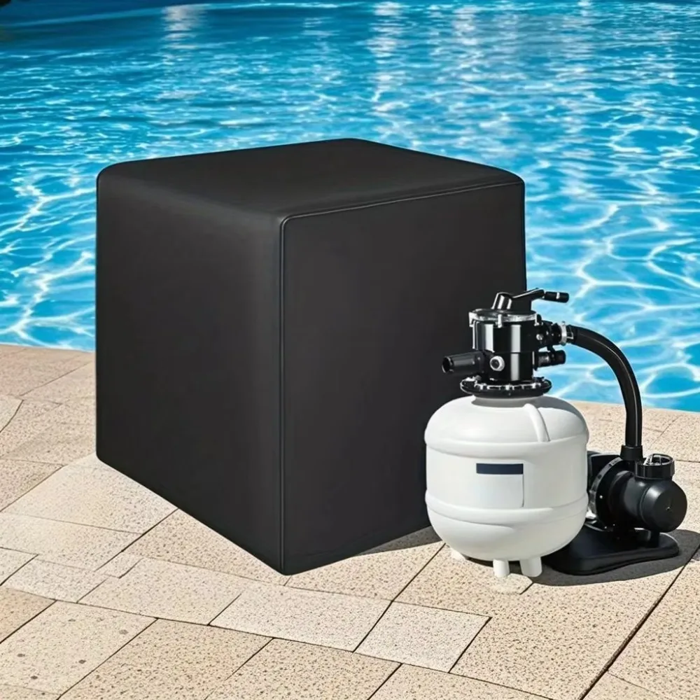 Outdoor Water Pump Cover Swimming Pool Equipment Protection Filter System Cover Weatherproof Heavy Duty Durable
