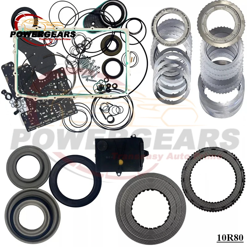 

New 10R80 Automatic Transmission Master Overhaul Rebuild Repair Kit Friction Plates Steel Discs Fits For Ford-Lincoln 2017-22