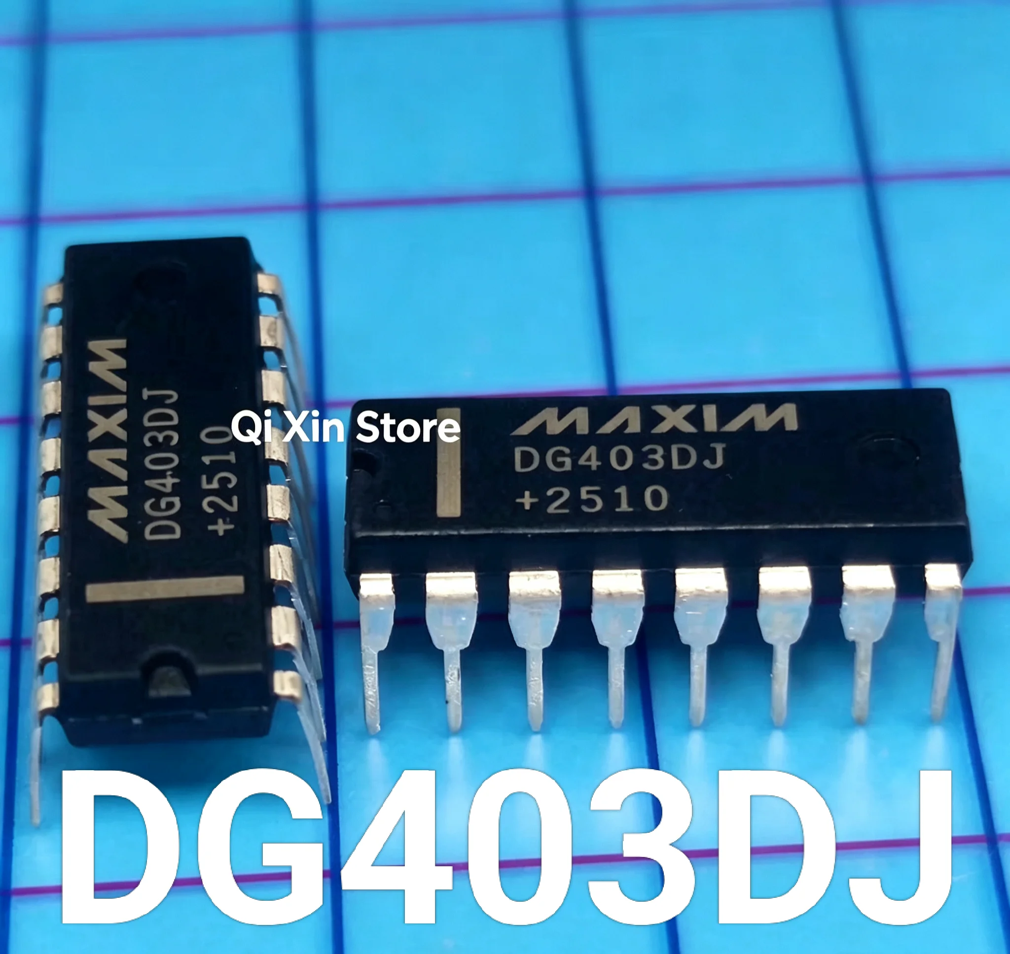 DG403 DG403DJ Brand-new analog switch IC in a PDIP-16 package