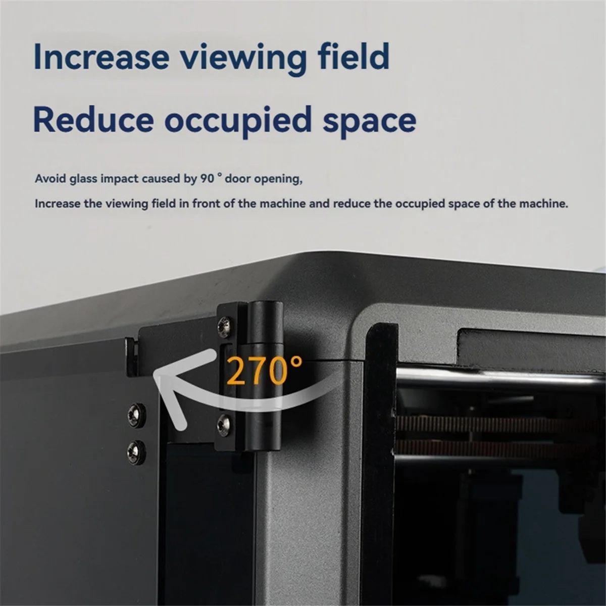 A43M Upgrade Door Modified Hinge 270° Kit for Creality K1 3D Printer Accessories for Creality K1 Easy Installation