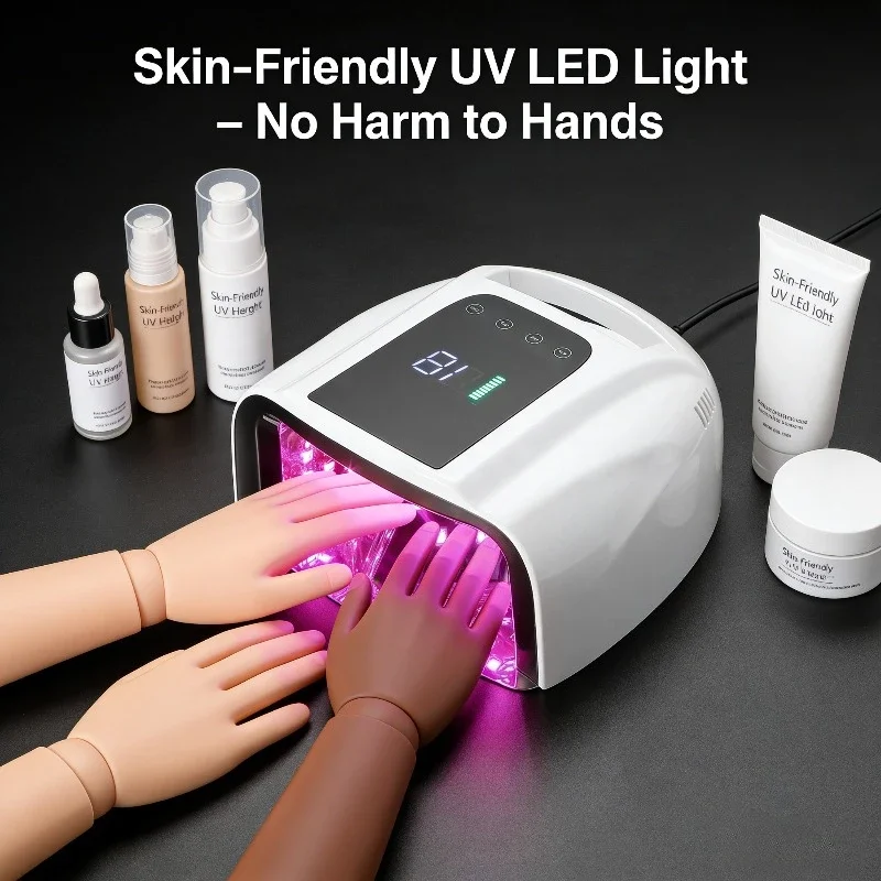 Nieuwe oplaadbare nagellamp Draadloze gellakdroger UV LED-licht voor nagels Thuismanicure Draadloze draagbare nagellamp
