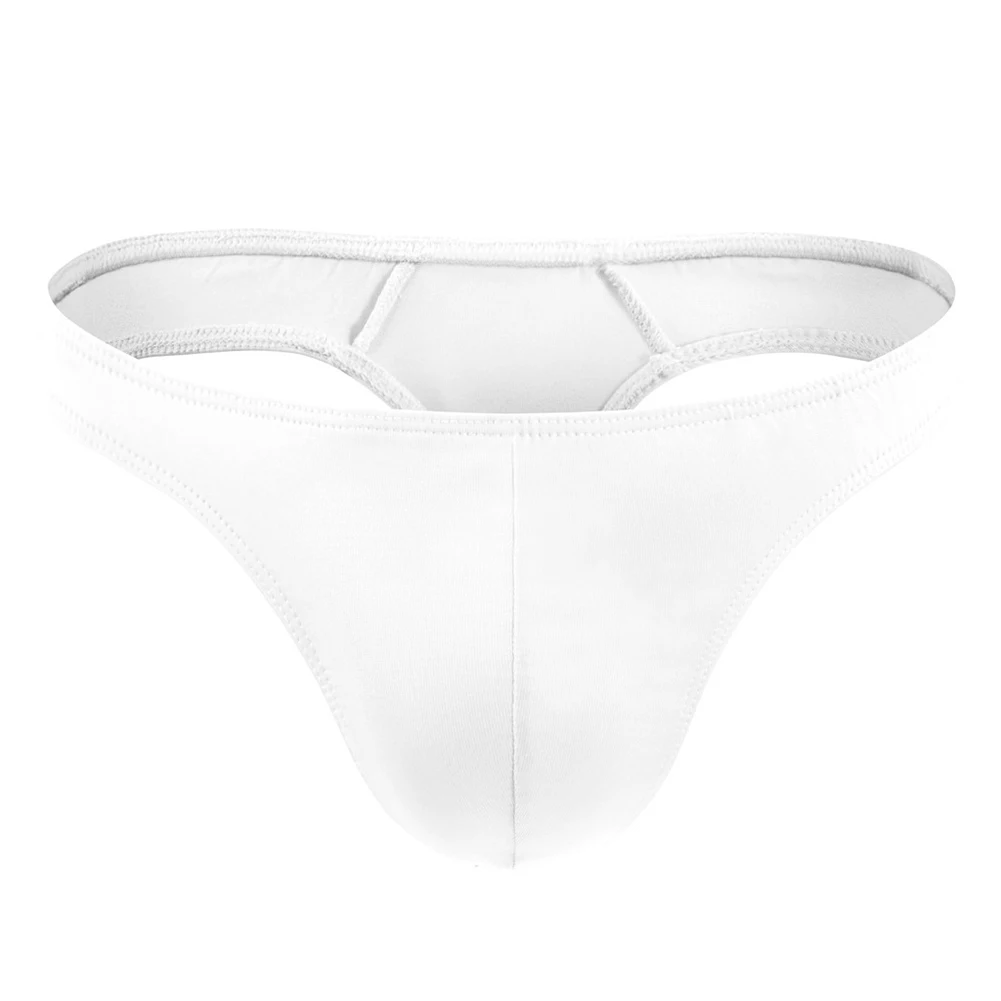 

Comfy Fashion Men Thong Underwear Solid Male Panties Low-rise Men Thong Underwear Solid Color Male Panties G-String