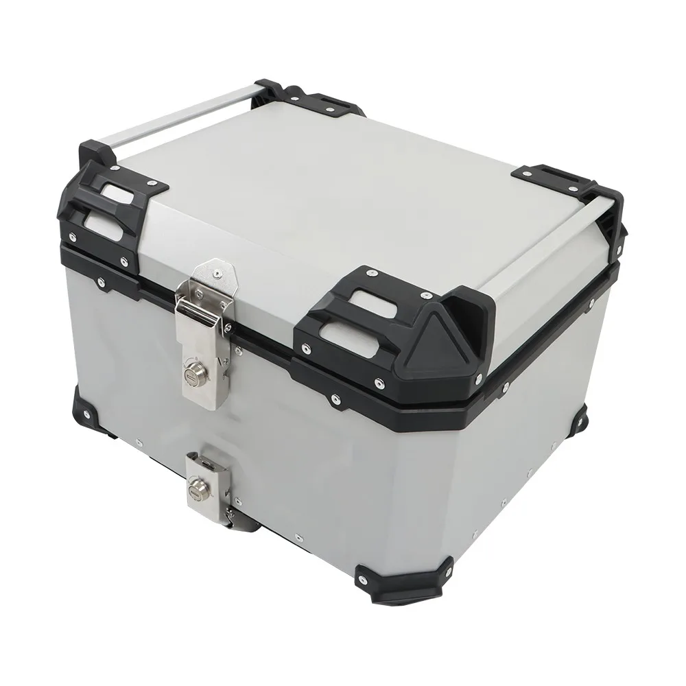 

55L Motorcycle Top Case Tail Box Waterproof Luggage Scooter Trunk Storage