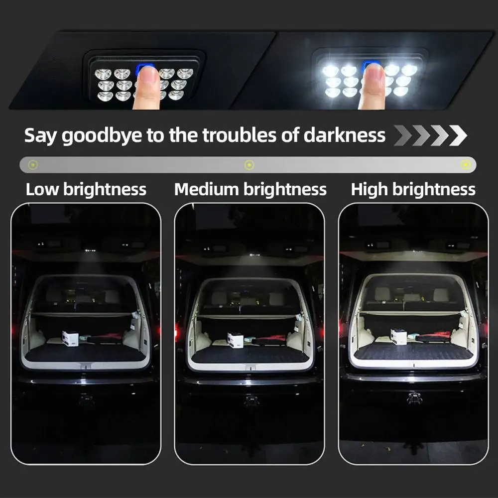Car Tailgate Light High Brightness Trunk Roof Lamp Decoration Ambient Lighting Auto Interior Accessories for Toyota RAV4 2026