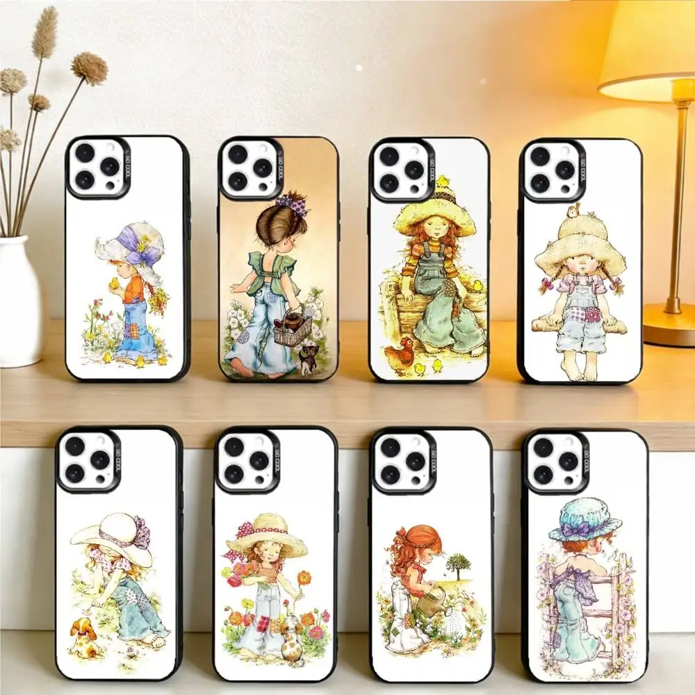 

S-Sarah K-Kay Girl Phone Case For iPhone 16,15,14,13,12,17,Pro,MAX Black Matte Shockproof Cover