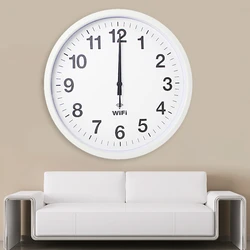 Smart WIFI Wall Clock Automatic Time Synchronization Silent Modern Minimalist Quartz Clock for Living Room