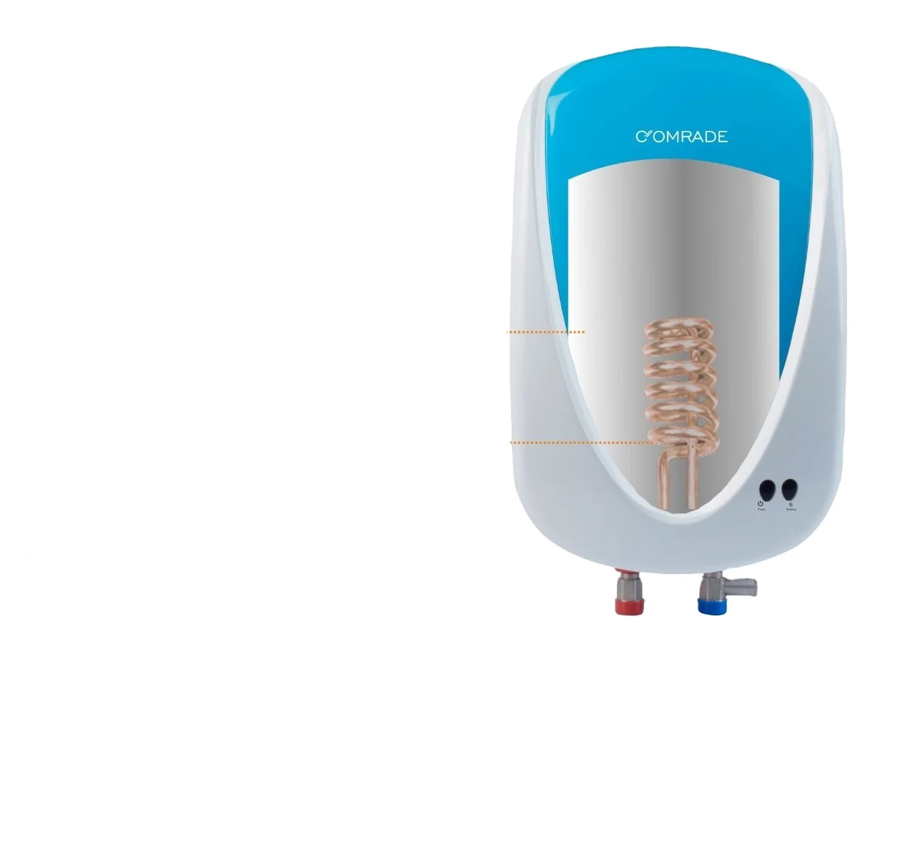 Hot Instant Electric Water Heaters for Home & Hotel 230V 16A Shower Heaters Outdoor Solutions Durable Plastic Housing