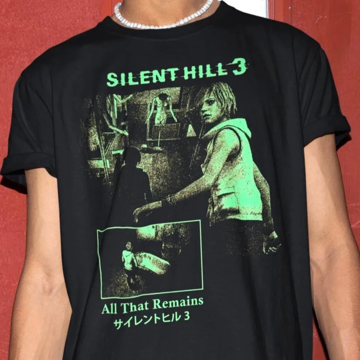 Silent Hill 3 T-shirt, Horror Game T-shirt, Heather Mason T-shirt, Robbie Rabbit T-shirt, Unisex T-shirt, Daily Casual Wear