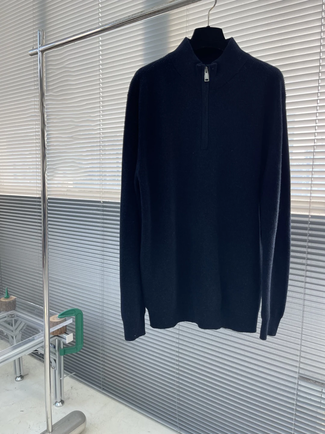BLLIYOSS Half zip knitted sweater wool shirt Men 2025 FW new warm Comfortable zipper elasticity embroidery high quality M-3XL