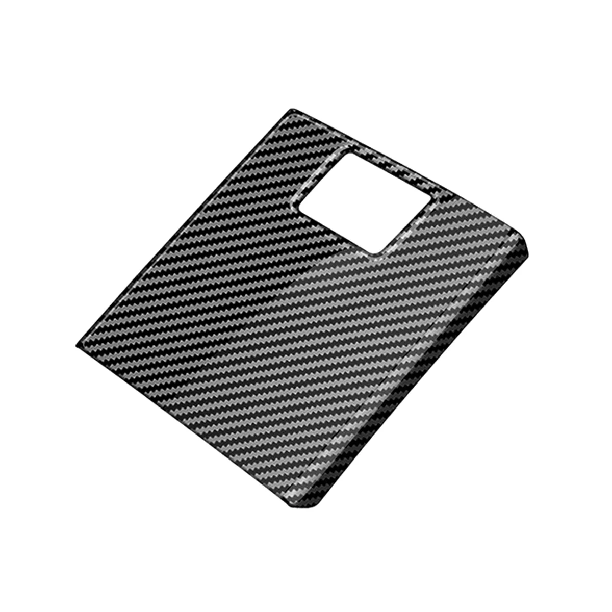 

Car Carbon Fiber Rear Storage Box Frame Anti-Kick Panel Cover Trim for Toyota Alphard 40 Series