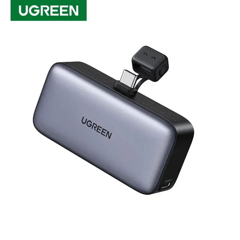 

UGREEN Mini Portable Power Bank 5000mAh 22.5W Fast Charging High Quality LED display Power Bank for iPhone 15 Pro Max