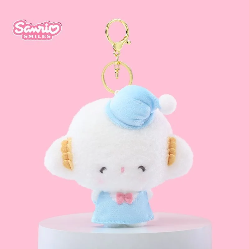 12 سنتيمتر سانريو Cogimyun الكرتون لطيف الأزرق الوردي القوس قبعة النوم الذهبي مشبك قلادة سيارة المفاتيح حقيبة كروسبودي الديكور فتاة هدية #6