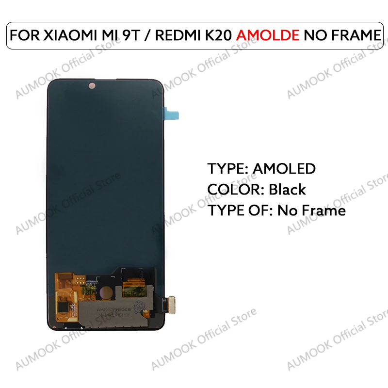 LCD-scherm voor Xiaomi Mi 9T Redmi K20 LCD-scherm Touchscreen Digitizer Vergadering voor Xiaomi Mi 9T Pro Redmi K20 Pro Reparatie Deel